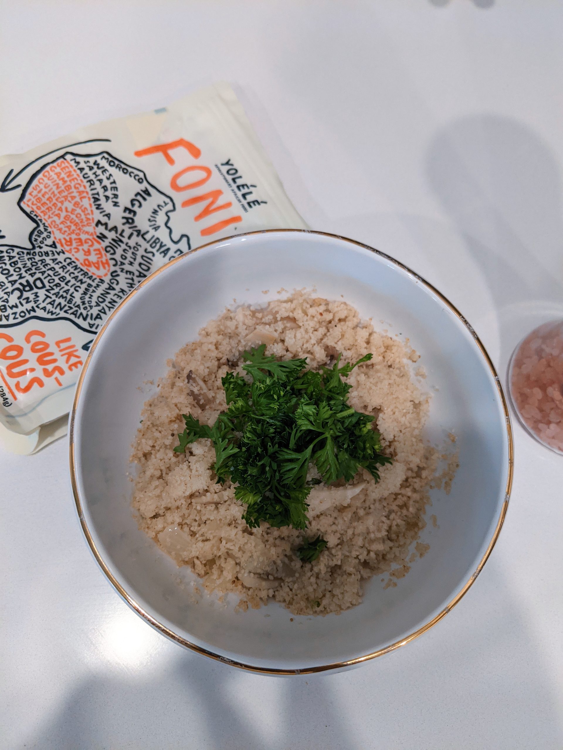 Quick Fonio Grain with Mushrooms Recipe - Blissfully Hormonal