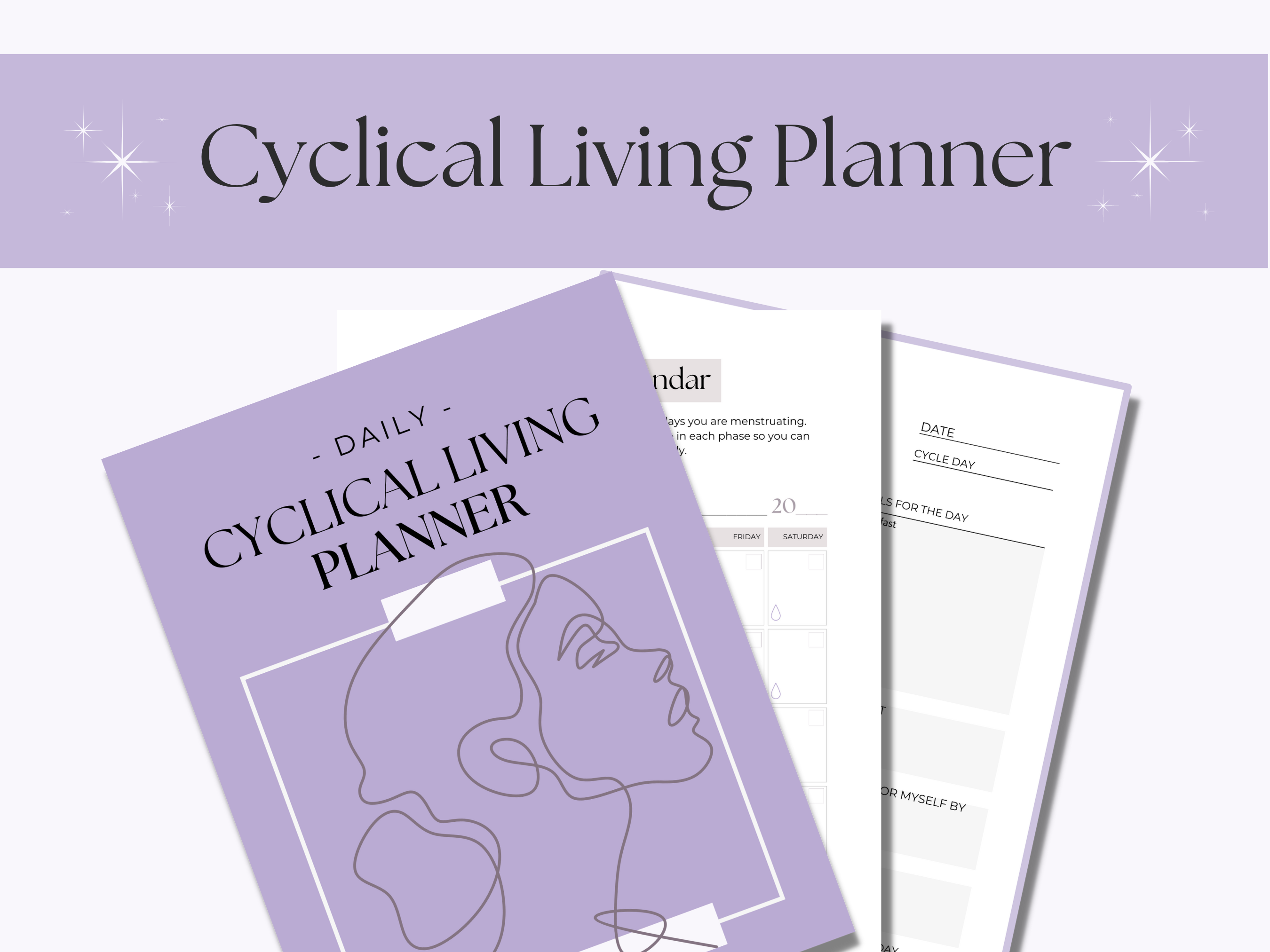 cyclical living planner product photo