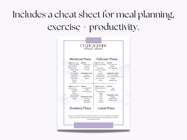 Cyclical Living Planner - Image 5
