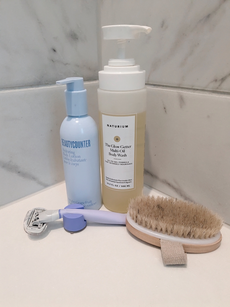 relaxing shower routine essentials