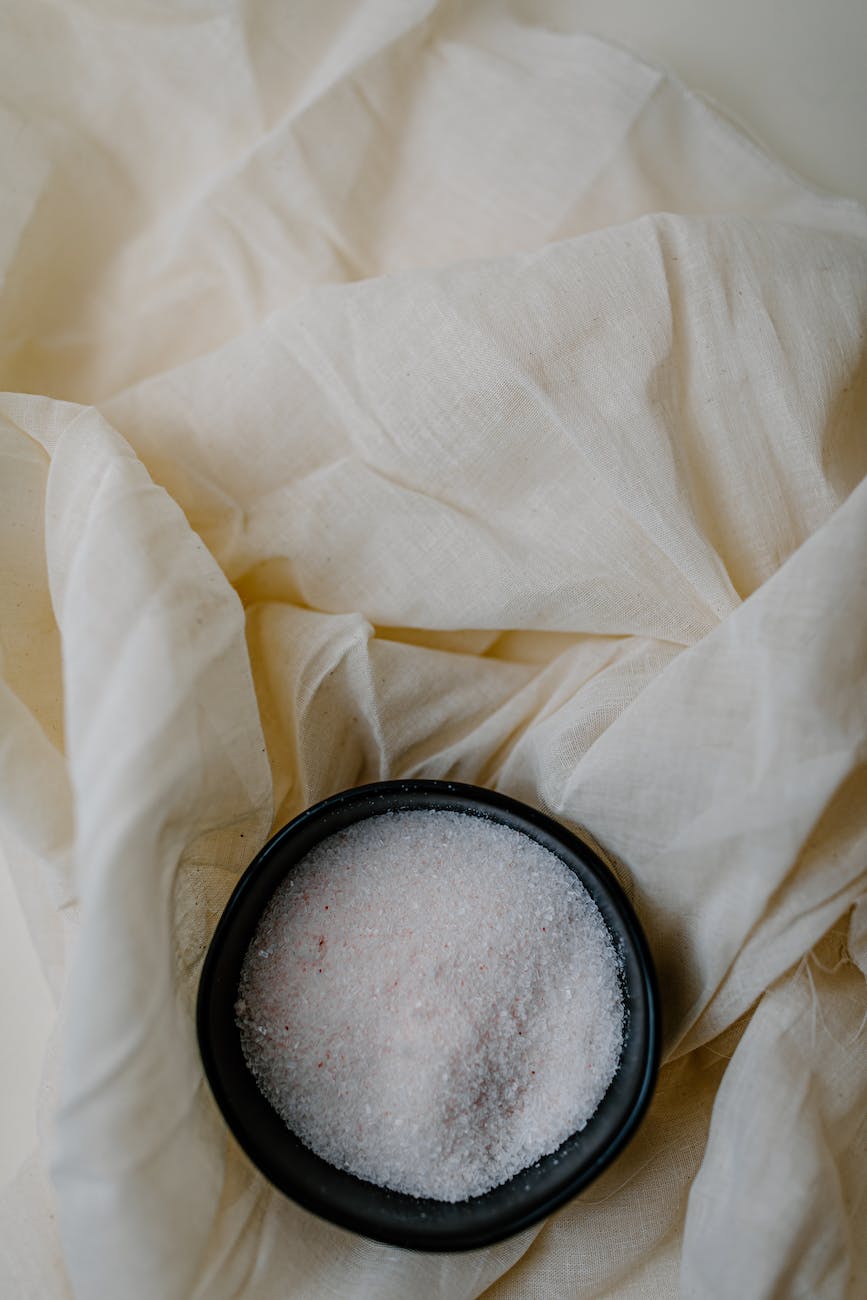 close up shot of a bowl of himalayan salt